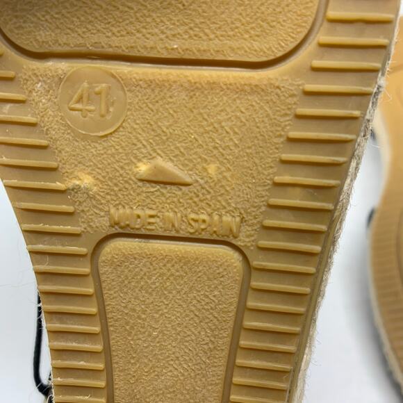 Kanna Thanos Black Suede Closed Toe Espadrilles Made in Spain Size 41 Slingback - Picture 3 of 8